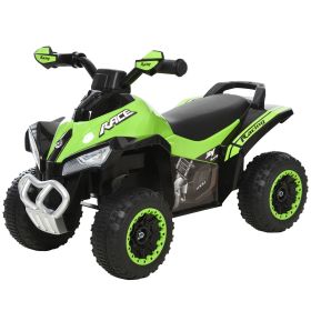 Aosom NO Power Kids Ride On Push Car, w/ Music, Lights for 1.5-3, Green
