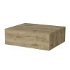 Vienna Floating Nightstand, Sleek Wall-Mounted Design with Spacious Drawer Storage