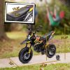 Qaba 12V Childs Electric Motorbike, Licenced Aprilia Kids Motorcycle w/ Music & LED, Battery Powered Dirt Bike for Boys & Girls, Yellow