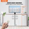 VEVOR Motorized TV Lift Stroke Length 28 Inches Motorized TV Mount Fit for Max.50 Inch TV Lift with Remote Control Height Adjustable 38-65 Inch,Load C