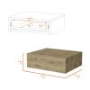 Vienna Floating Nightstand, Sleek Wall-Mounted Design with Spacious Drawer Storage